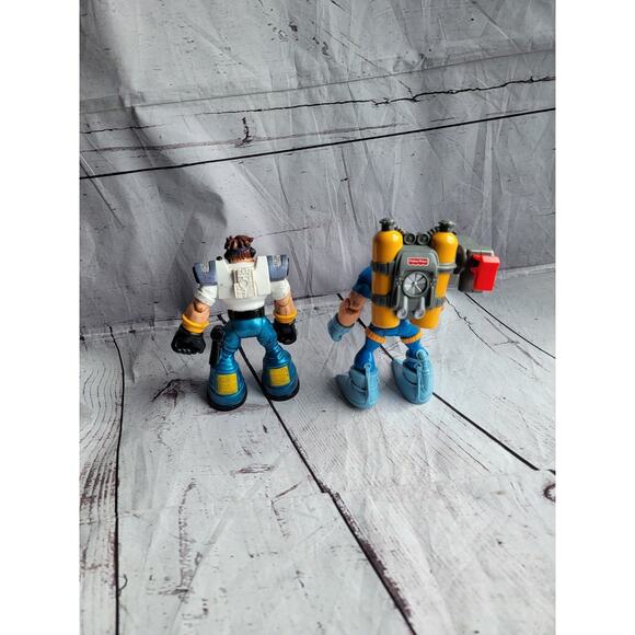 Mattel rescue heroes lot 2 Gil Gripper Matt Medic 1998 2002 - Picture 5 of 7